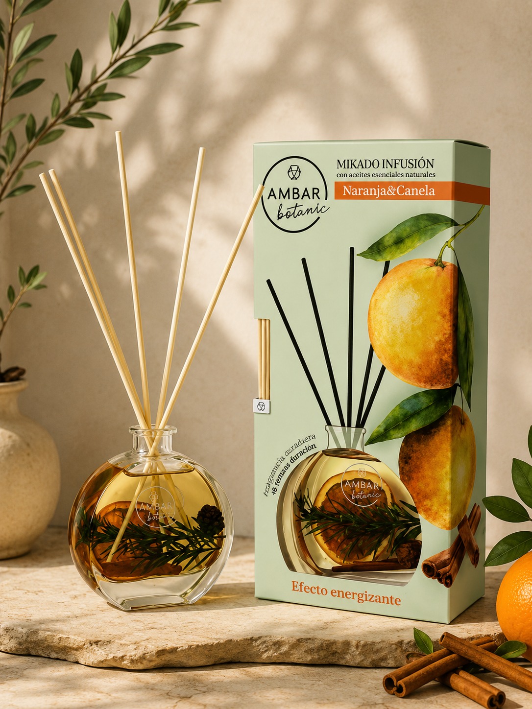 MIKADO CANALE Y NARANJA